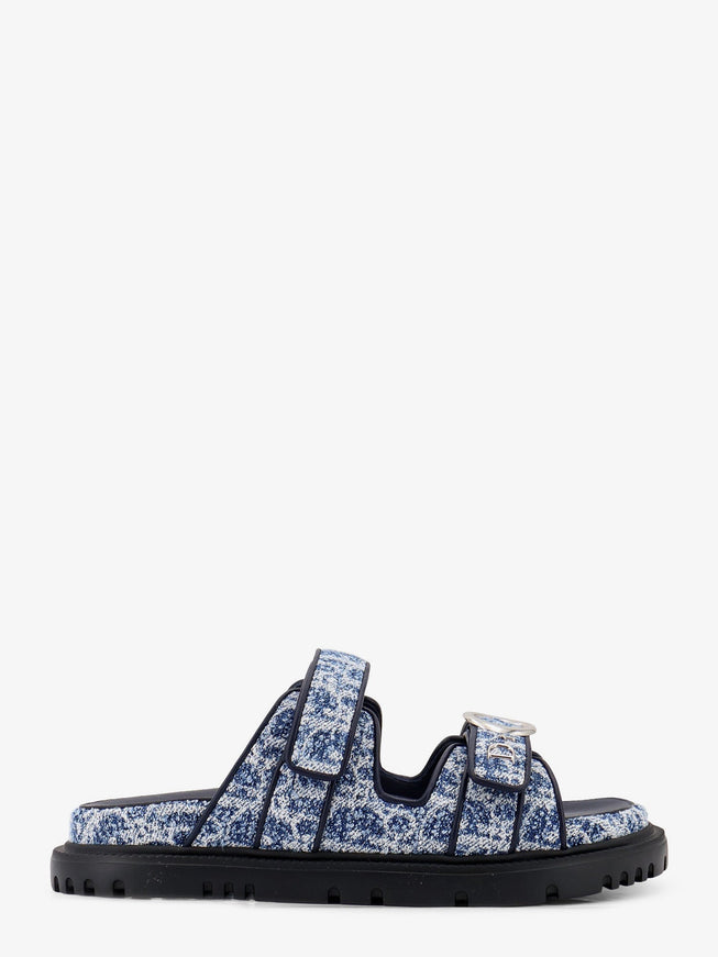 Dior Mydior Dioriviera Denim Sandals Indigo