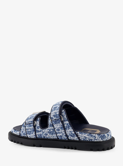 Dior Mydior Dioriviera Denim Sandals