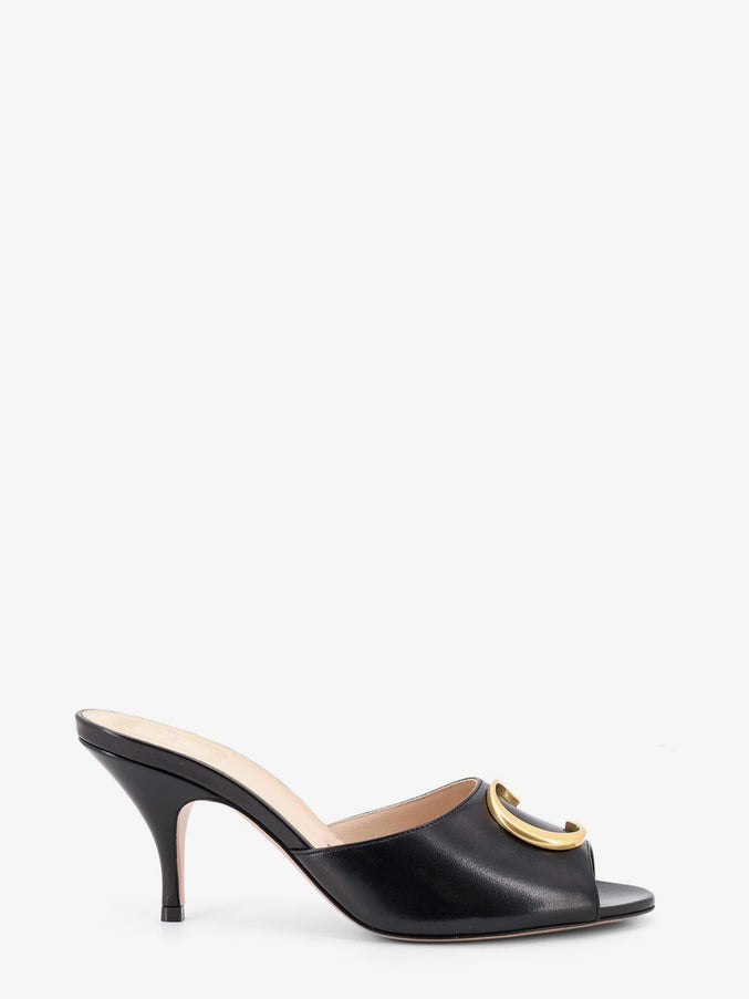 Dior Dior Initials Leather Sandals Noir