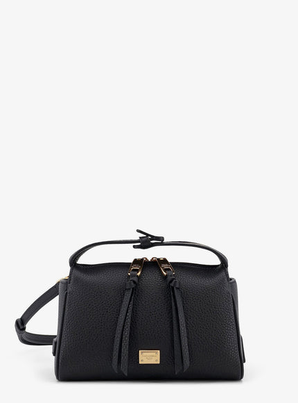 Dolce & Gabbana Vittoria Leather Handbag Uni Nero