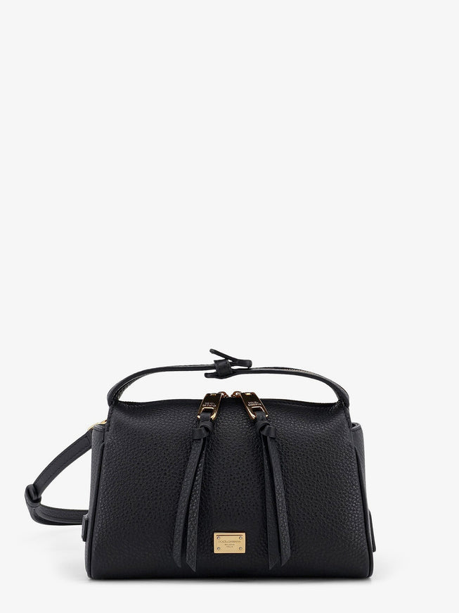 Dolce & Gabbana Vittoria Leather Handbag Uni Nero