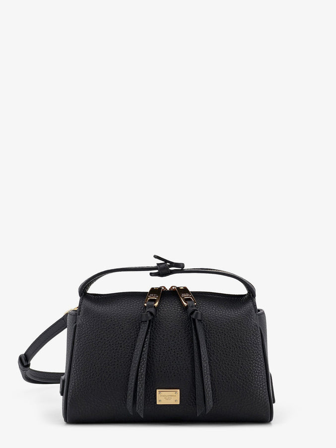 Dolce & Gabbana Vittoria Leather Handbag Uni Nero