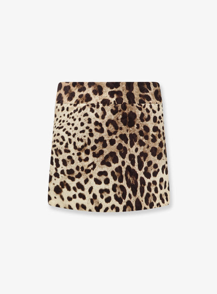 Dolce & Gabbana Leo New Print Mini Skirt Leonew