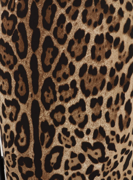Dolce & Gabbana Leo New Stretch Viscose Longuette Skirt