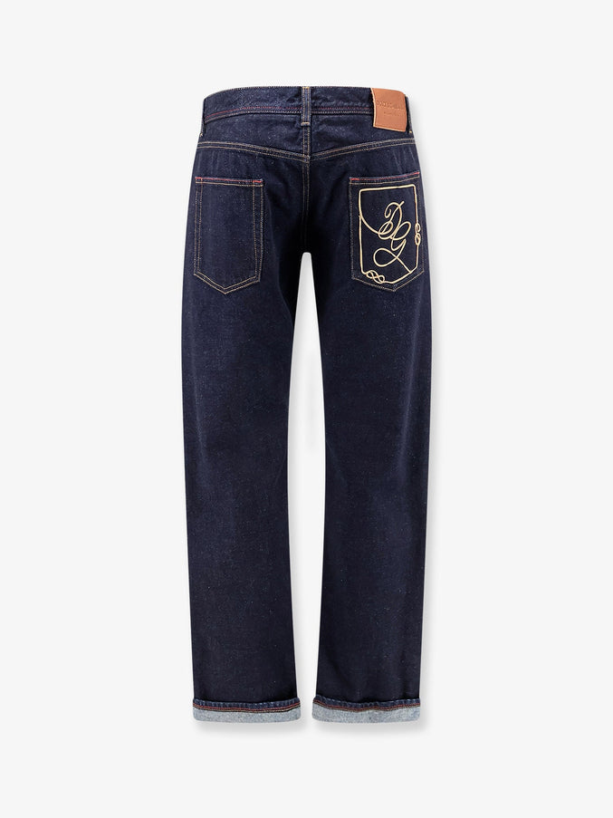 Dolce & Gabbana Classic Jeans with Logo Embroidery