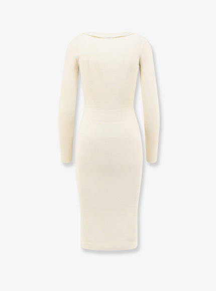 Elisabetta Franchi Long Viscose Blend Dress
