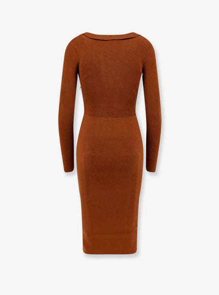 Elisabetta Franchi Long Viscose Blend Dress