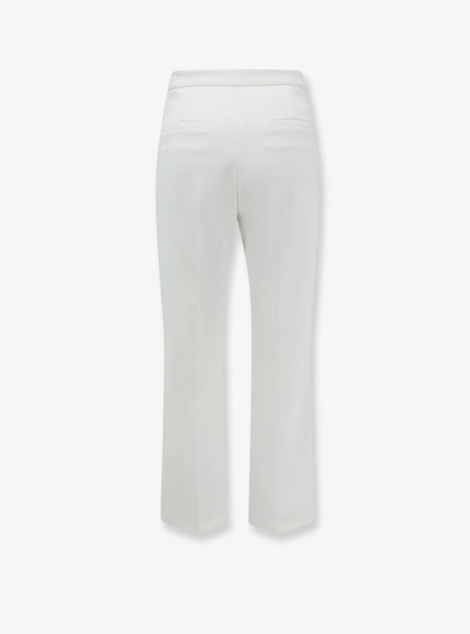 Elisabetta Franchi Monogram Cropped Flare Trousers