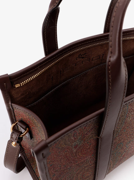 Etro Arnica S Paisley Fabric Handbag With Shoulder Strap