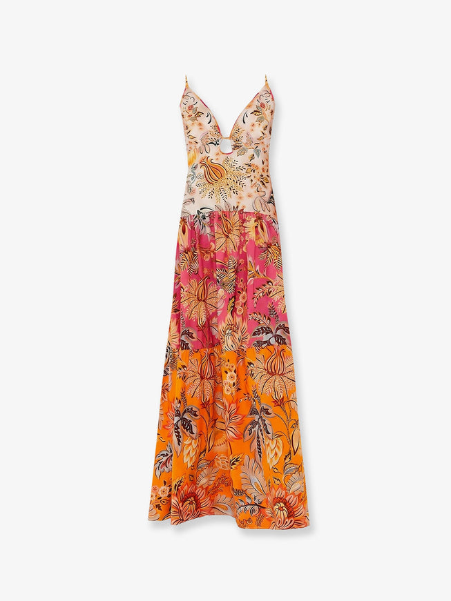 Farm Rio Ligia Floral Mix Dress Ligiafloralmixed