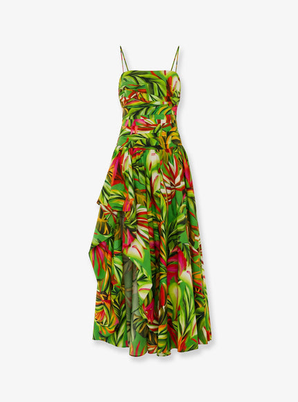 Farm Rio Tropical Dream Maxi Dress Orange