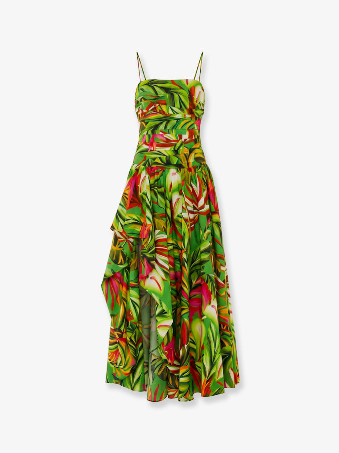 Farm Rio Tropical Dream Maxi Dress Orange