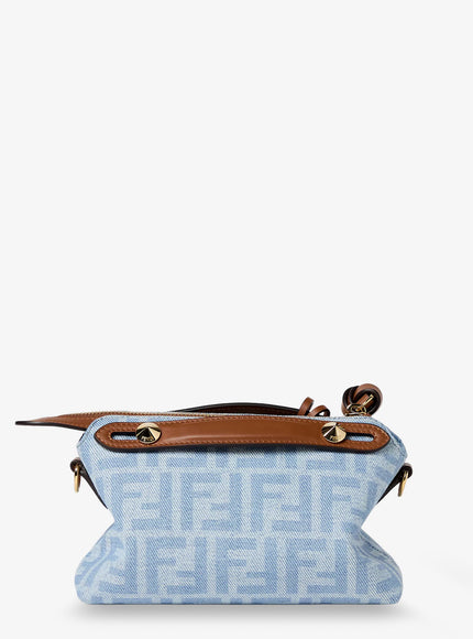 Fendi By The Way Soft Mini Ff Denim Handbag