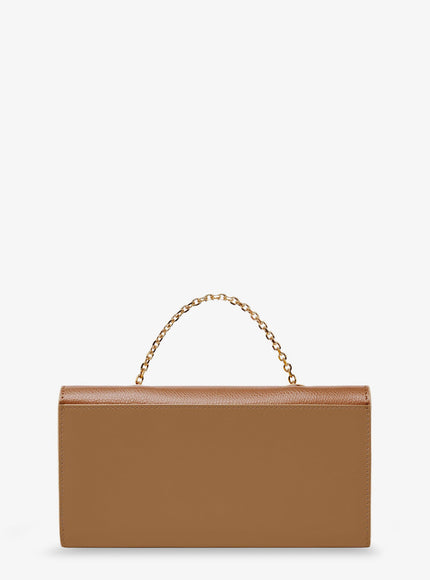 Fendi On Chain Ff Diamonds Leather Wallet