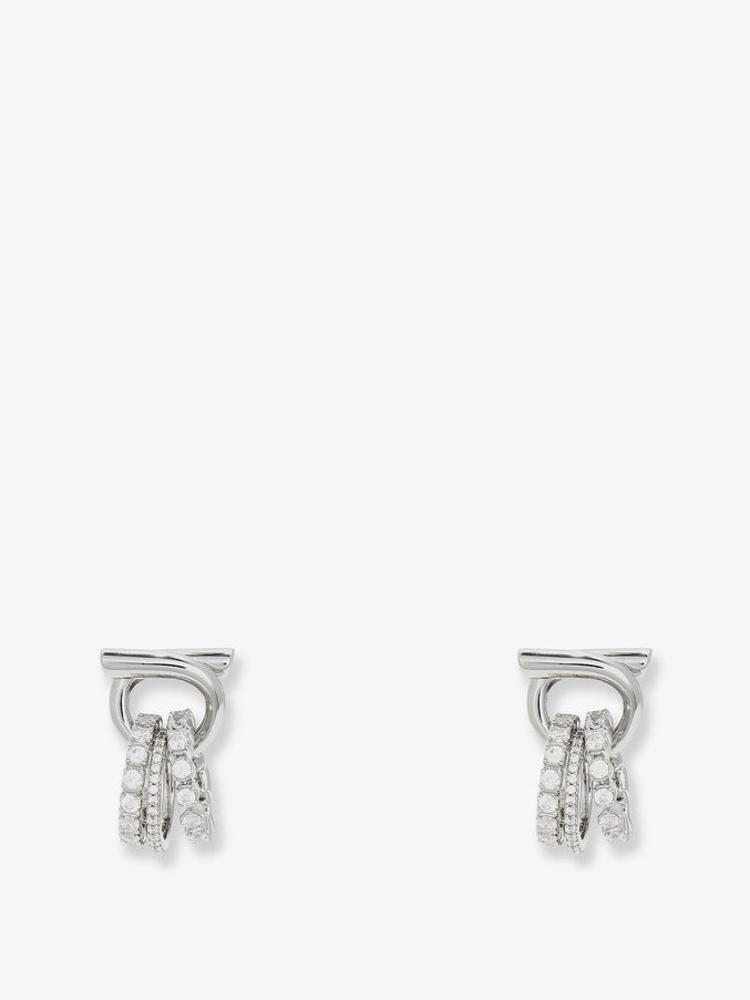 Ferragamo Crystal Earrings Uni Cristallo