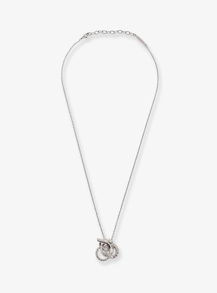 Ferragamo Brass Necklace Uni Cristallo