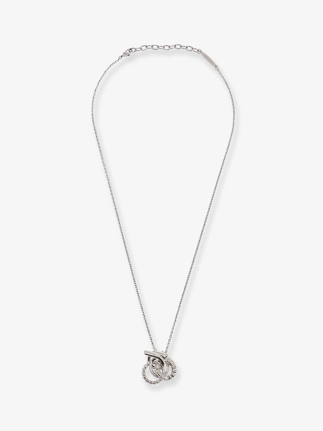 Ferragamo Brass Necklace Uni Cristallo