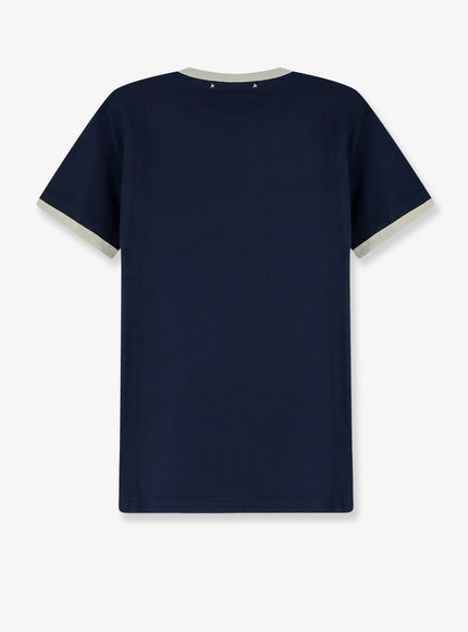 Golden Goose Deluxe Brand Cotton T-Shirt With Printed Logo On The Front