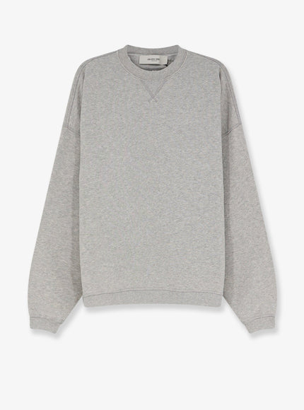 Golden Goose Cotton Sweatshirt Alluminium Melange Gray