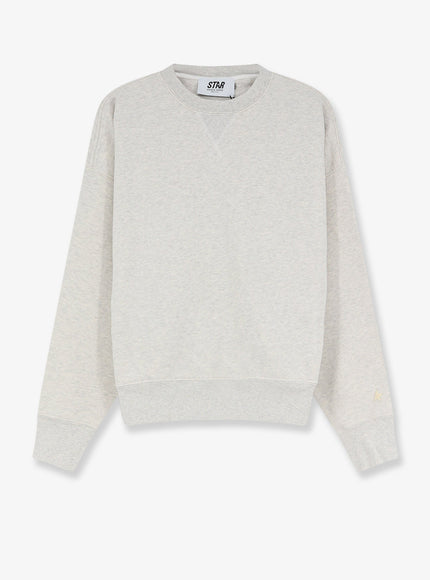 Golden Goose Star Cotton Sweatshirt S Vintage Gray Melange