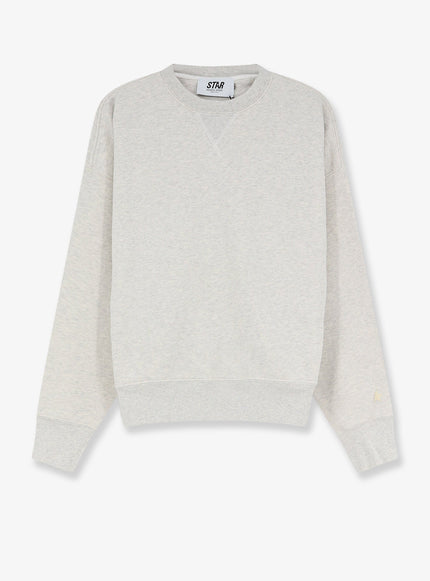 Golden Goose Star Cotton Sweatshirt S Vintage Gray Melange