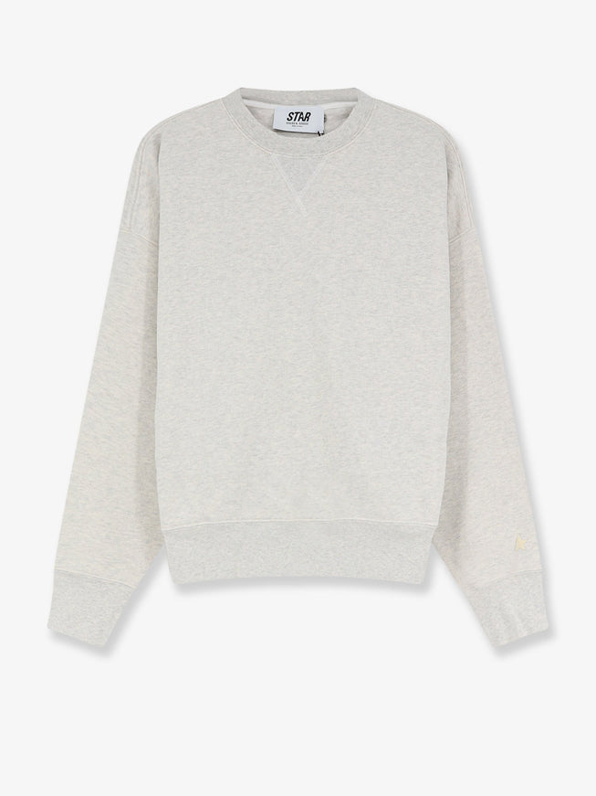 Golden Goose Star Cotton Sweatshirt S Vintage Gray Melange