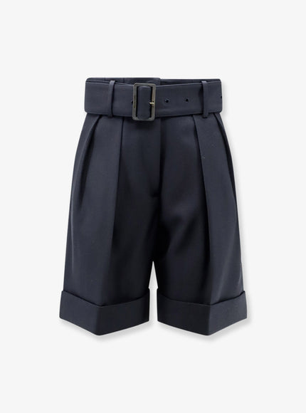 Golden Goose Demetra Shorts with Belt Dark Blue