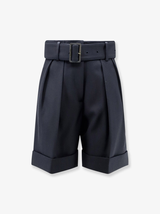 Golden Goose Demetra Shorts with Belt Dark Blue