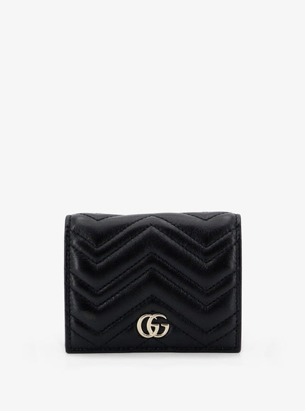 Gucci Gg Marmont Matelassé Leather Wallet Uni Black