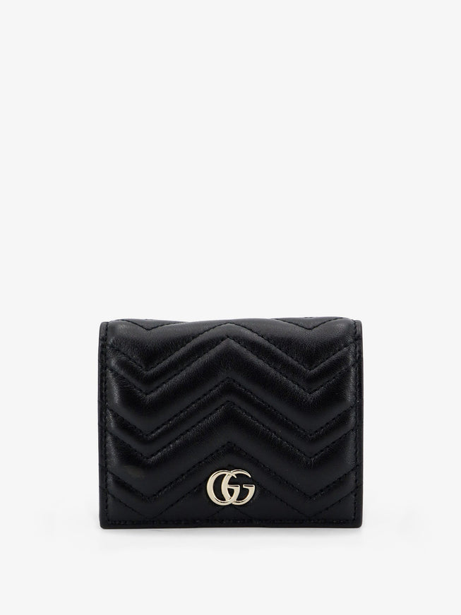 Gucci Gg Marmont Matelassé Leather Wallet Uni Black