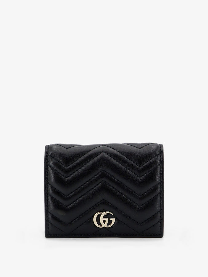 Gucci Gg Marmont Matelassé Leather Wallet Uni Black