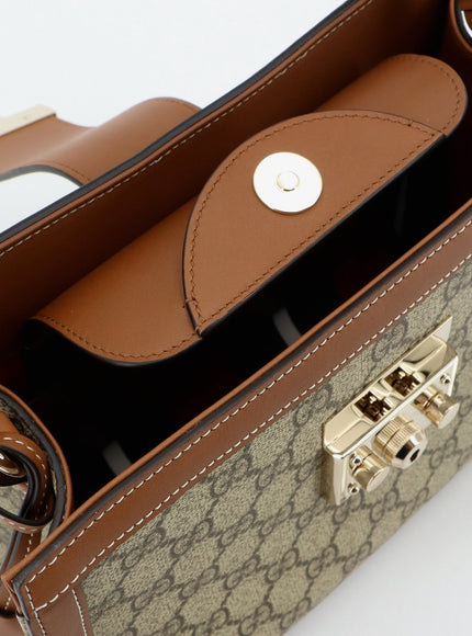 Gucci Padlock Handbag With Shoulder Strap