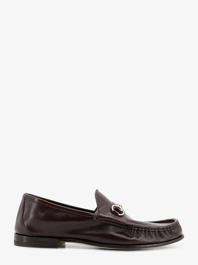 Gucci Lugano Leather Loafers Cocoa