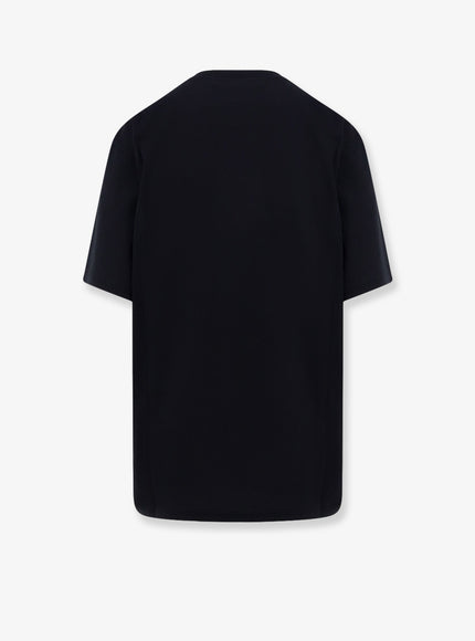 Gucci Web Logo Cotton and Silk T-Shirt