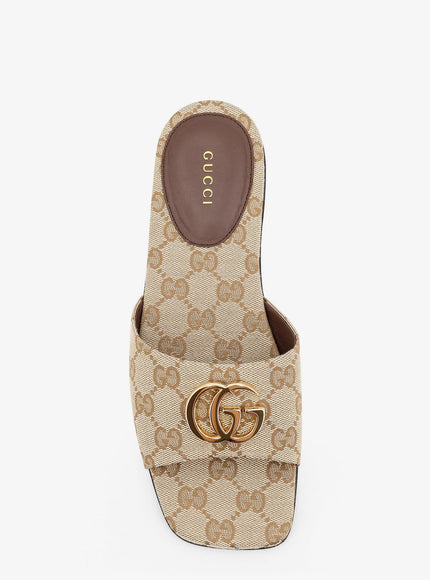 Gucci Gg Fabric Slide Sandals