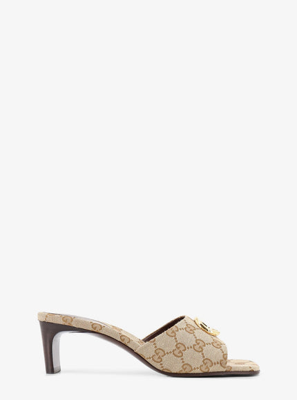 Gucci Gg Fabric Sandals With Logo On The Front Vintagesand