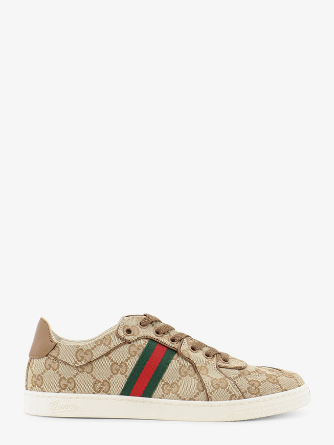 Gucci Stretch Gg Fabric Sneakers With Nastro Web On The Side Vintsandcashewvrv