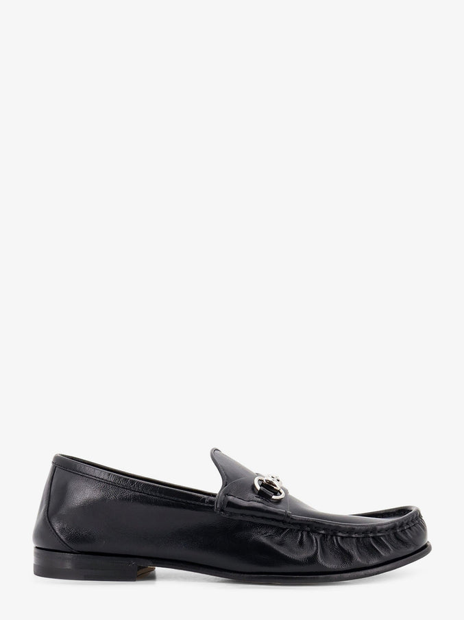 Gucci Gucci Lugano Leather Loafers Black