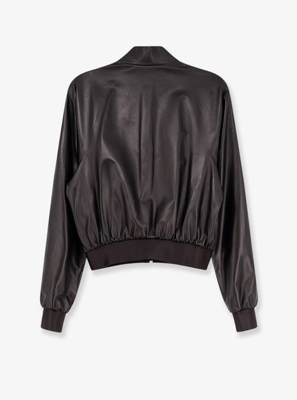 Gucci Soft Nappa Leather Bomber Jacket