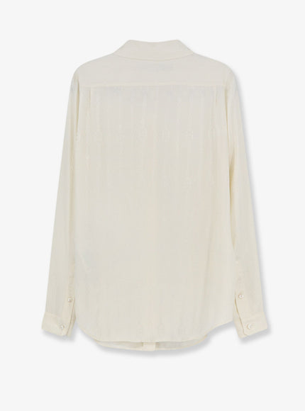 Gucci Silk Shirt With Iconic Print