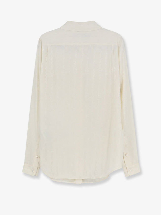 Gucci Silk Shirt With Iconic Print