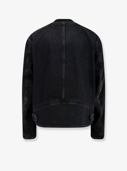 Gucci Black Denim Jacket Certified Cotton Jacket With A Faded Effect