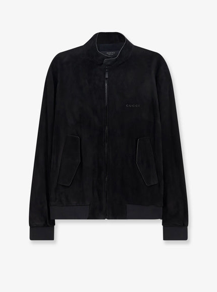 Gucci Suede Bomber Black