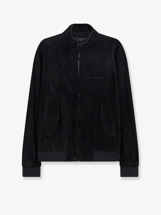 Gucci Suede Bomber Black