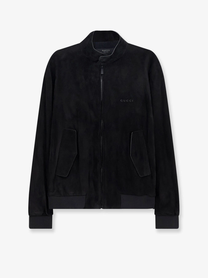 Gucci Suede Bomber Black