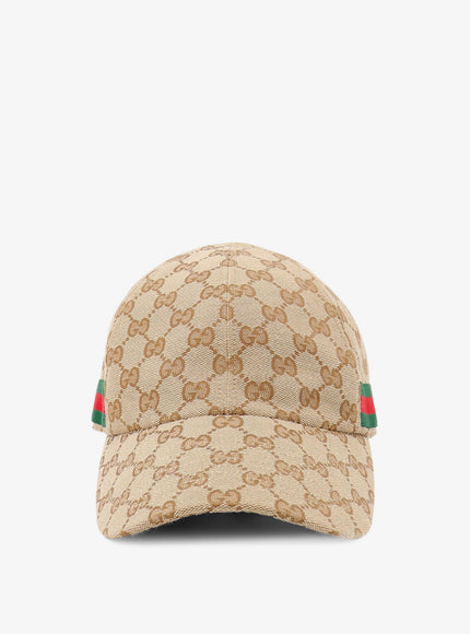Gucci Gg Fabric Baseball Hat Ropedarkgreen