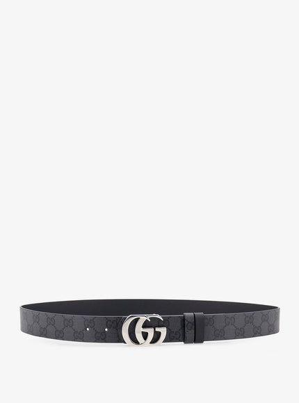Gucci Gg Marmont Gg Fabric Reversible Belt Black