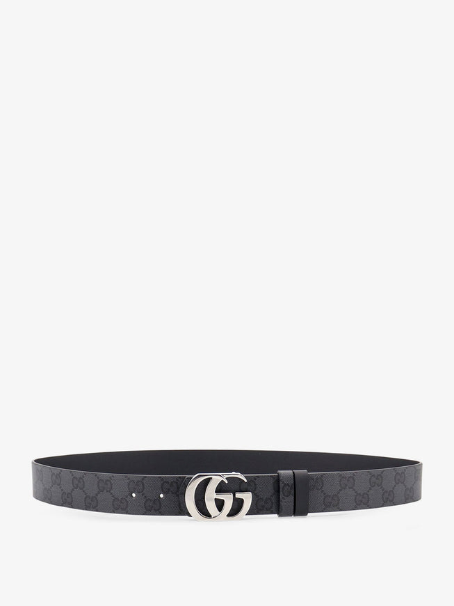 Gucci Gg Marmont Gg Fabric Reversible Belt Black