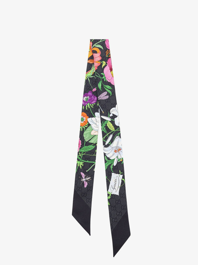 Gucci Silk Bandeau Uni Blackblack