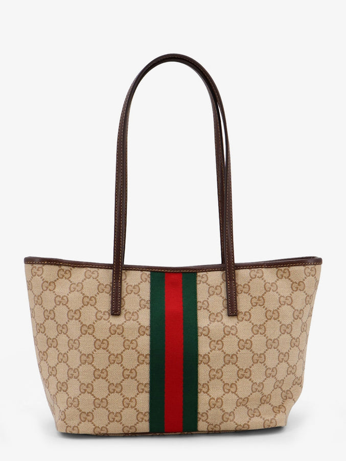Gucci Tribeca Gg Fabric Shopping Bag